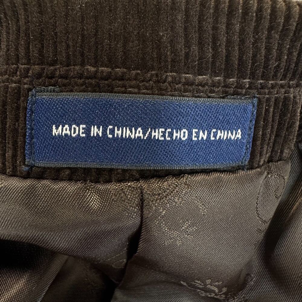 Stafford Men Sze 48R Brown Classic Fit Corduroy Blazer Sport Coat Casual Jacket - Picture 10 of 14